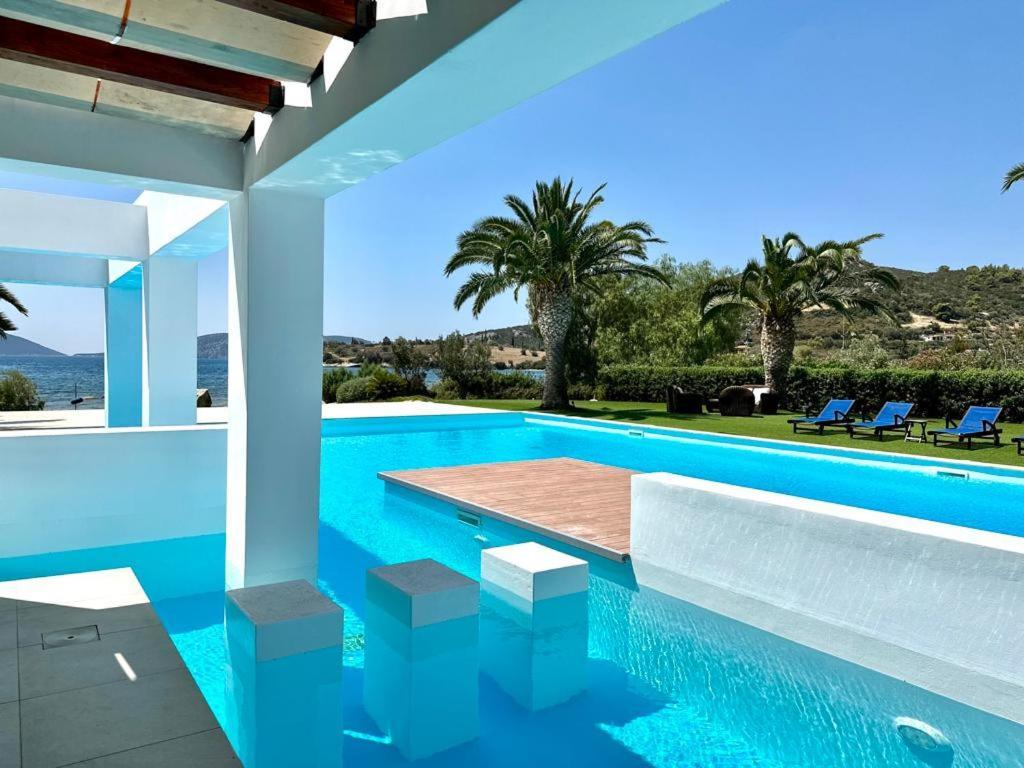 Leblanc Luxurious Beachfront Villa, Gcollectiongr Ermioni Dış mekan fotoğraf